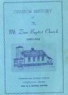 Title details for Church History of the Mt. Zion Baptist Church, 1888-1948 by Mt. Zion Baptist Church - Available